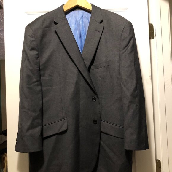 JOSEPH ABBOUD BIG & TALL MEN'S 100%WOOL SPORT COAT BLAZER JACKET SIZE: 52R